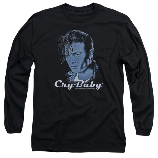 Cry Baby - King Cry Baby - Long Sleeve Adult 18/1 - Black - Sm - Black T-shirt