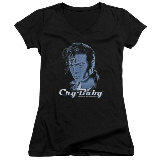 Cry Baby - King Cry Baby - Junior V-neck - Black - Sm - Black