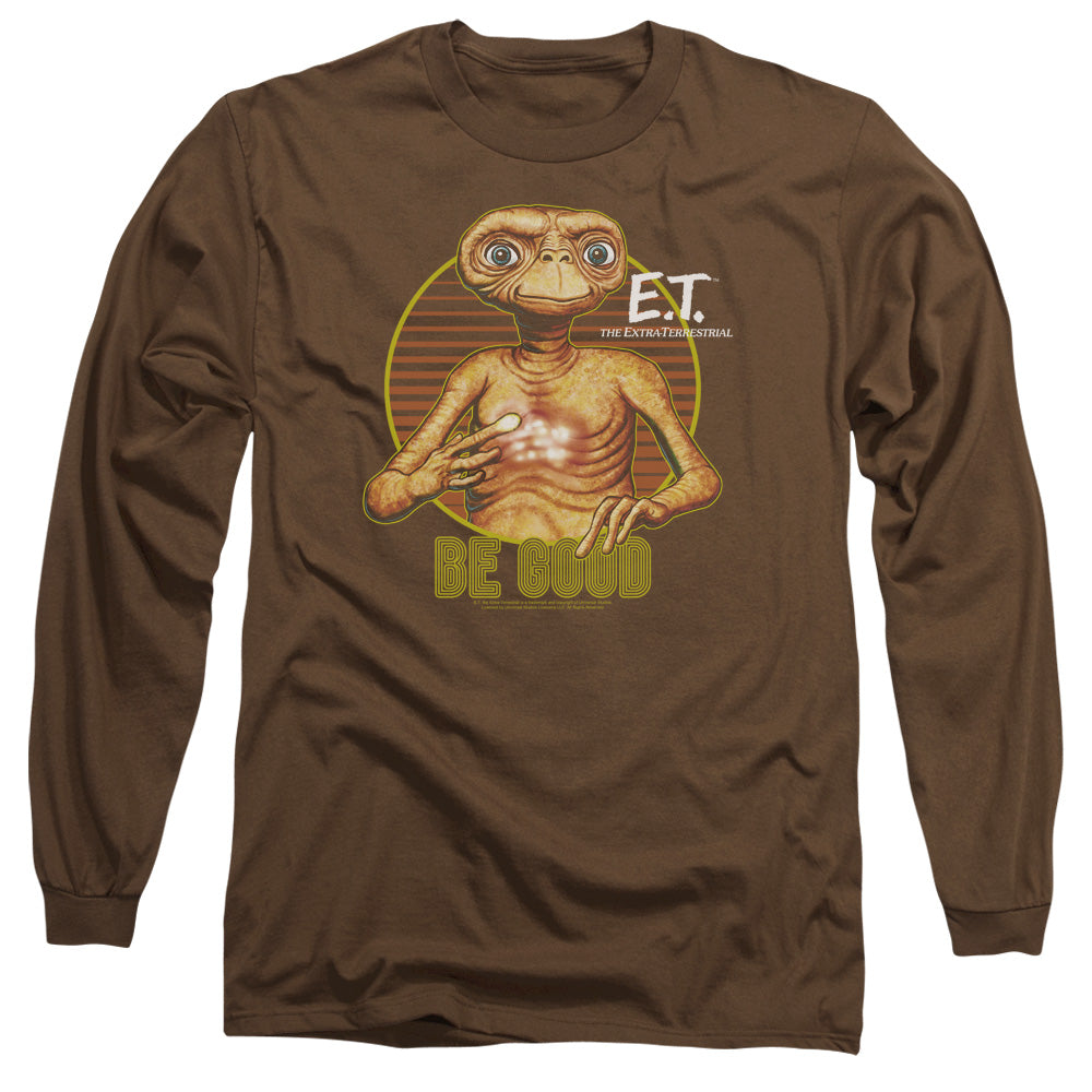 Et - Be Good - Long Sleeve Adult 18/1 - Coffee - Sm - Coffee T-shirt
