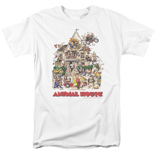 Animal House - Poster Art - Short Sleeve Adult 18/1 - White T-shirt