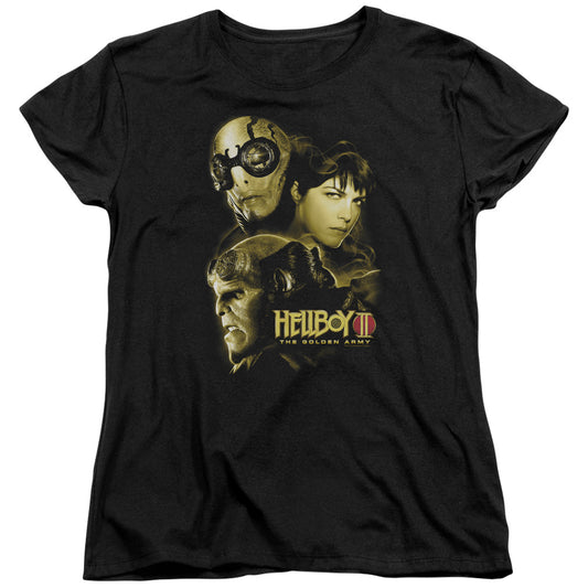 Hellboy Ii - Ungodly Creatures - Short Sleeve Womens Tee - Black T-shirt