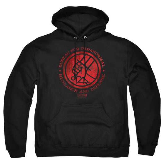 Hellboy Ii - Bprd Logo - Adult Pull-over Hoodie - Black