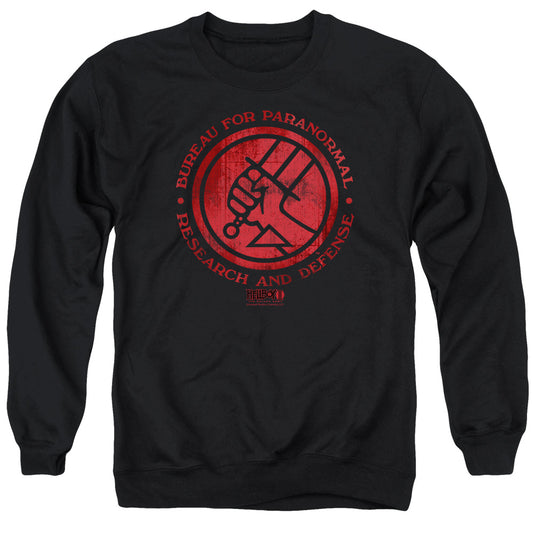 Hellboy Ii - Bprd Logo - Adult Crewneck Sweatshirt - Black