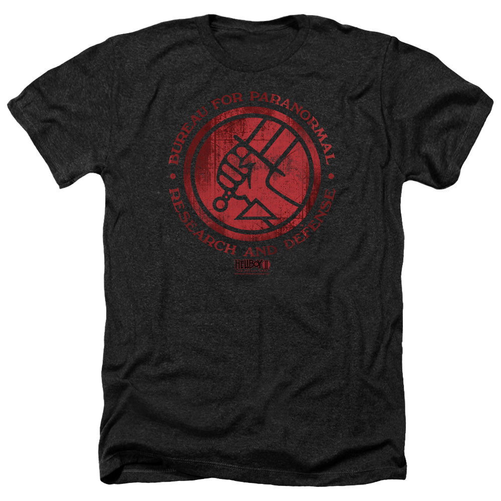 Hellboy Ii - Bprd Logo - Adult Heather-black