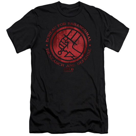 Hellboy Ii - Bprd Logo - Short Sleeve Adult 30/1 - Black T-shirt