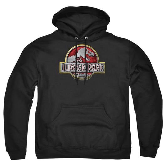Jurassic Park - Logo - Adult Pull-over Hoodie - Black