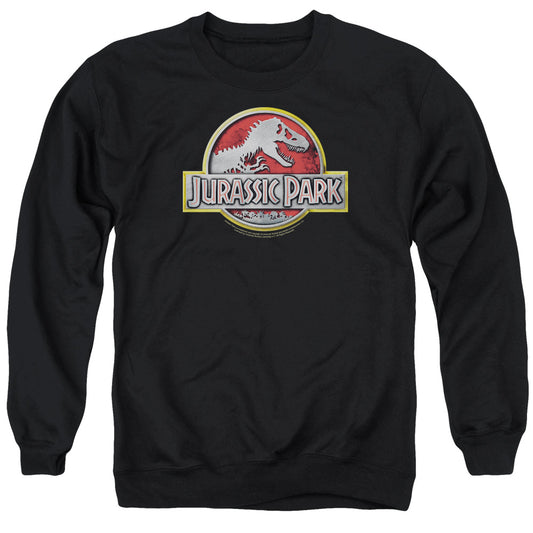 Jurassic Park - Logo - Adult Crewneck Sweatshirt - Black