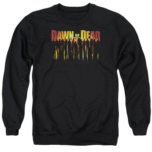 Dawn Of The Dead - Walking Dead - Adult Crewneck Sweatshirt - Black