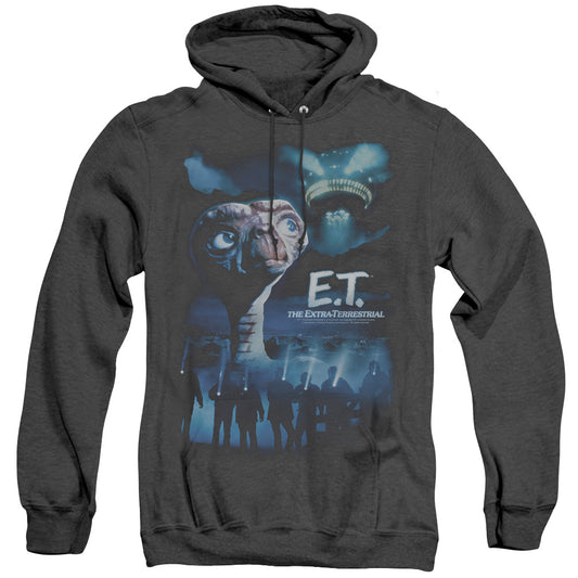 Et - Going Home - Adult Heather Hoodie - Black