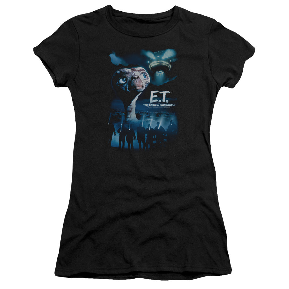 Et - Going Home - Short Sleeve Junior Sheer - Black T-shirt