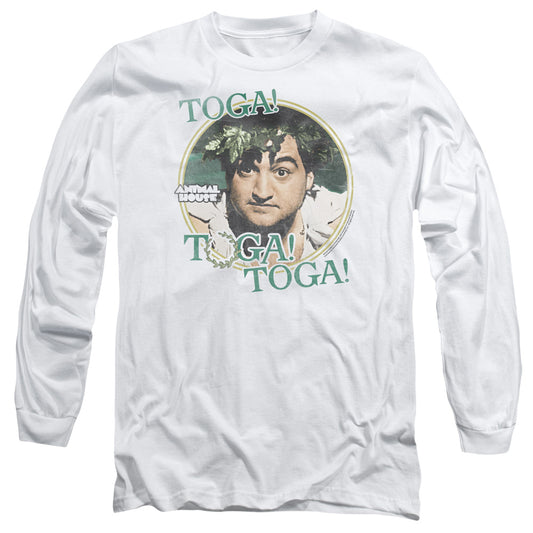 Animal House - Toga - Long Sleeve Adult 18/1 - White - Sm - White T-shirt