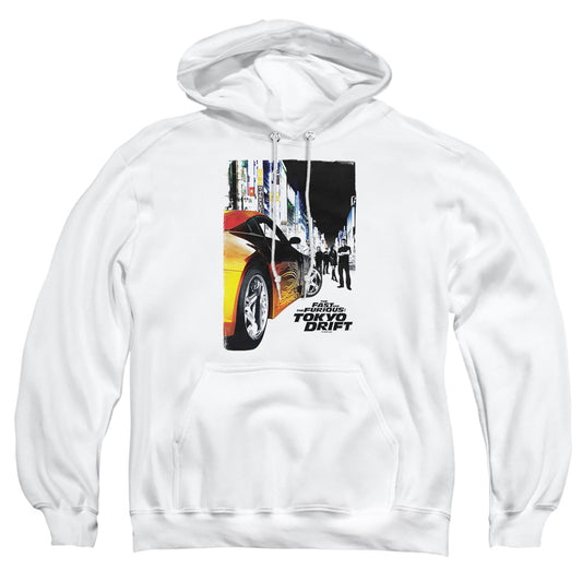 Tokyo Drift - Poster - Adult Pull-over Hoodie - White