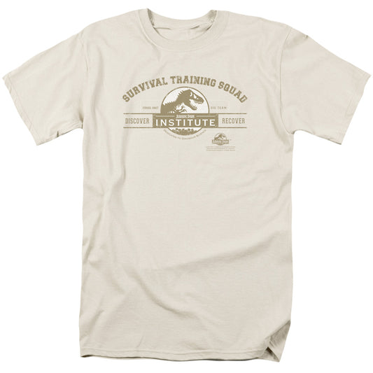 Jurassic Park - Survival Training Squad - Short Sleeve Adult 18/1 - Sand T-shirt