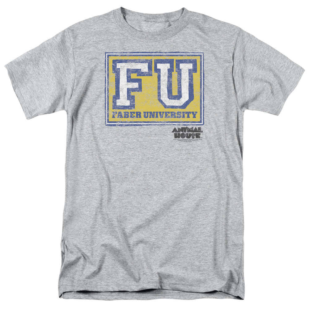 Animal House - Faber University - Short Sleeve Adult 18/1 - Athletic Heather - Sm - Athletic Heather T-shirt