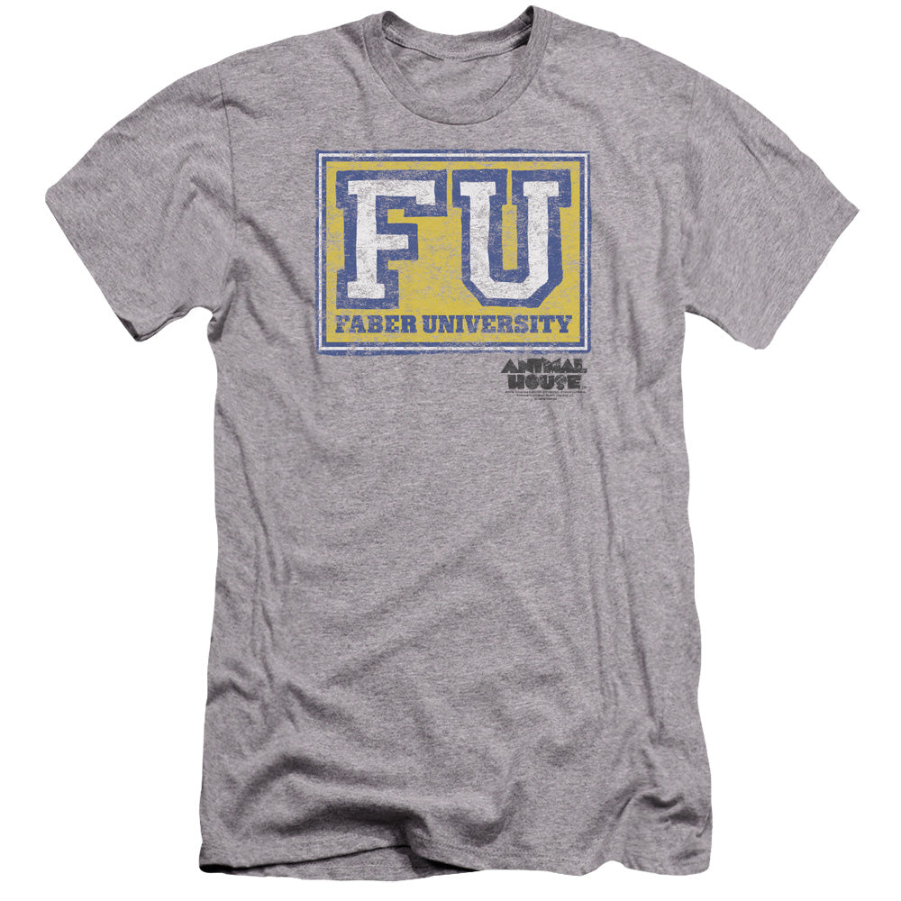 Animal House - Faber University-premuim Canvas Adult Slim Fit 30/1 - Athletic Heather