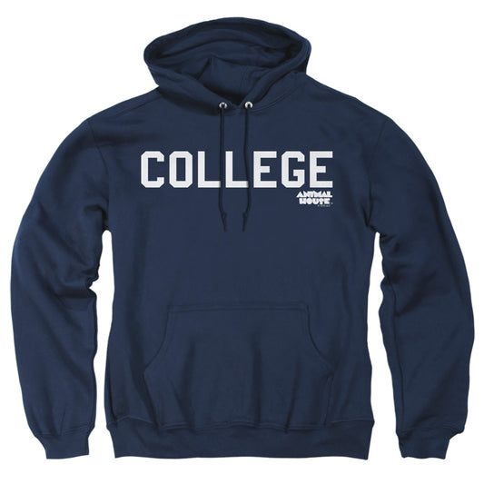 Animal House - College - Adult Pull-over Hoodie - Navy