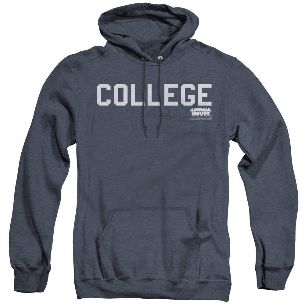 Animal House - College - Adult Heather Hoodie - Navy