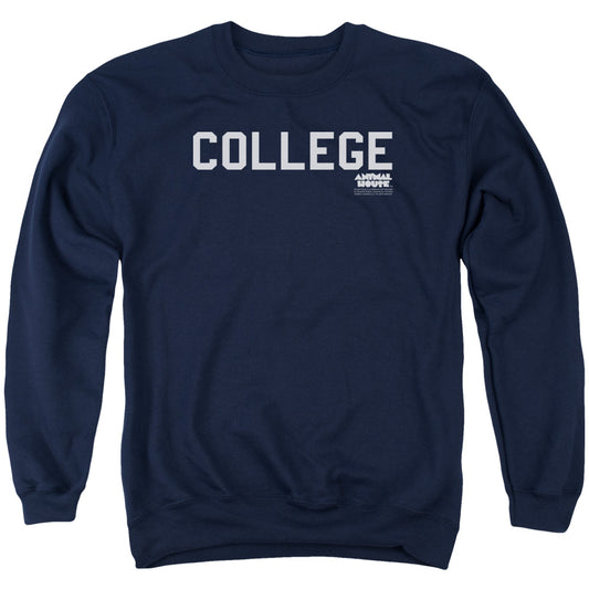 Animal House - College - Adult Crewneck Sweatshirt - Navy
