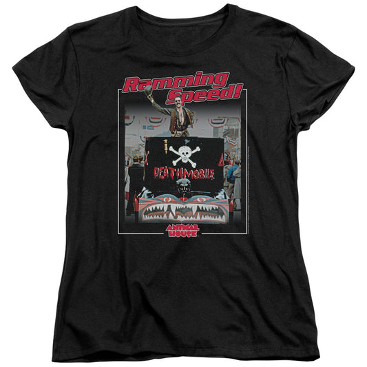 Animal House - Ramming Speed - Short Sleeve Womens Tee - Black - Sm - Black T-shirt