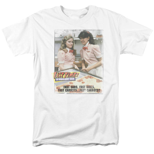 Fast Times Ridgemont High - Fast Carrots - Short Sleeve Adult 18/1 - White - Sm - White T-shirt