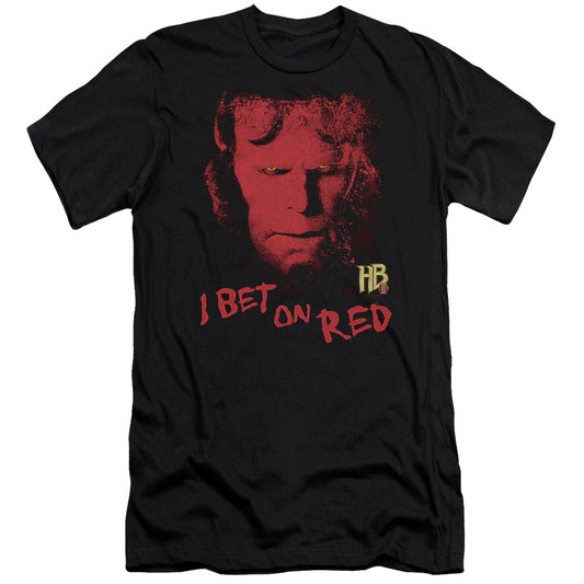 Hellboy Ii - I Bet On Red - Short Sleeve Adult 30/1 - Black T-shirt