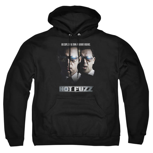 Hot Fuzz - Big Cops - Adult Pull-over Hoodie - Black