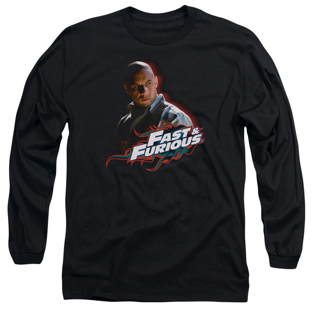 Fast And The Furious - Toretto - Long Sleeve Adult 18/1 - Black - Sm - Black T-shirt