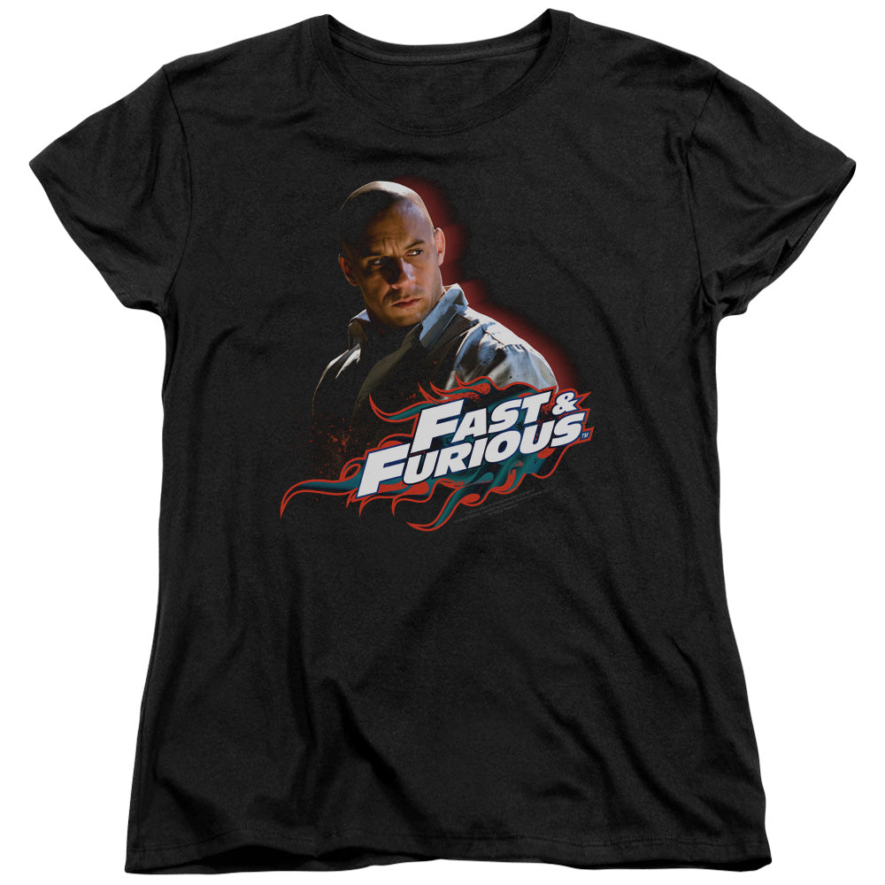 Fast And The Furious - Toretto - Short Sleeve Womens Tee - Black - Sm - Black T-shirt