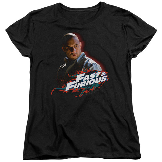 Fast And The Furious - Toretto - Short Sleeve Womens Tee - Black - Sm - Black T-shirt