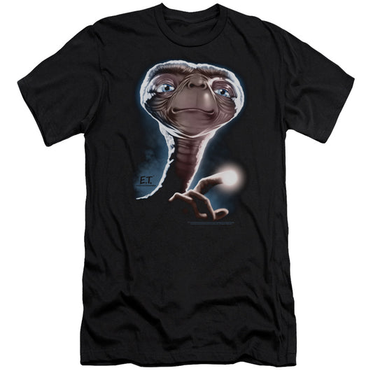 Et - Portrait - Short Sleeve Adult 30/1 - Black T-shirt