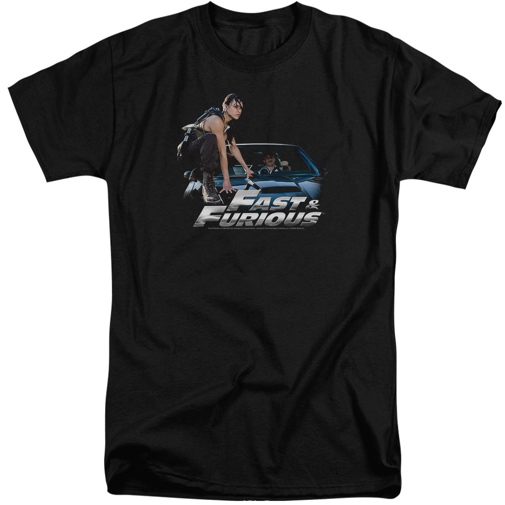 Fast And The Furious - Car Ride - Short Sleeve Adult Tall - Black - Xl - Black T-shirt