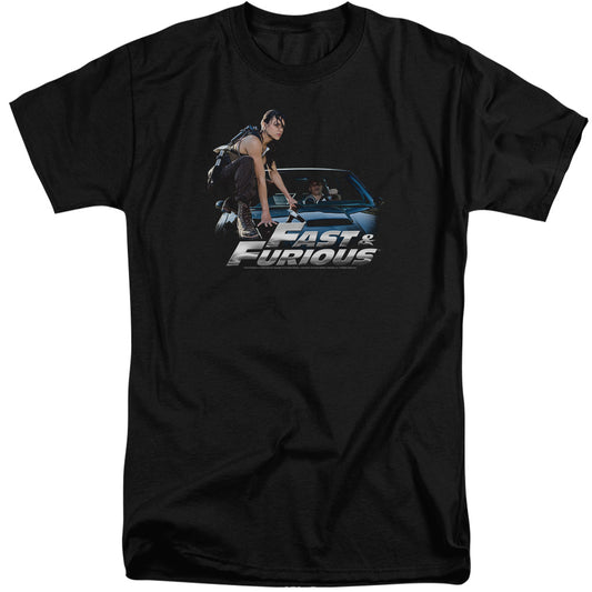 Fast And The Furious - Car Ride - Short Sleeve Adult Tall - Black - Xl - Black T-shirt