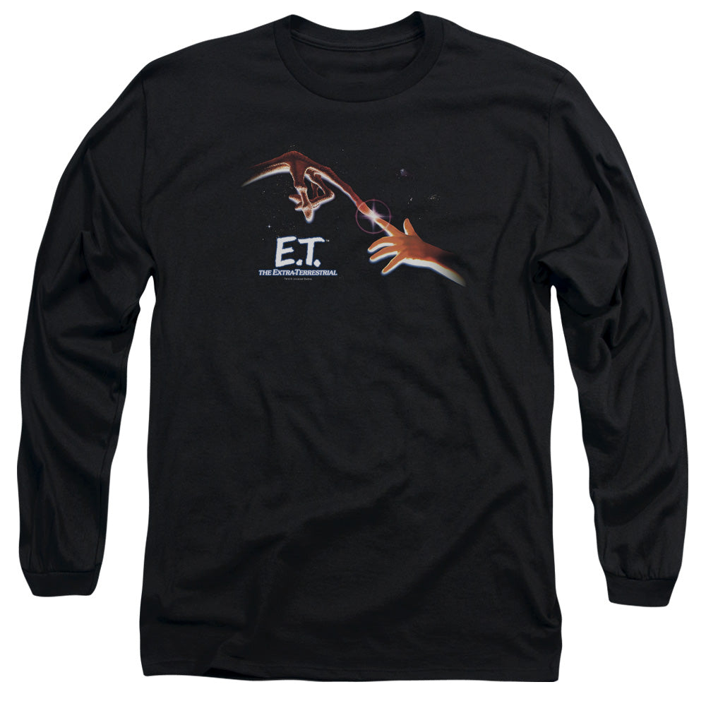 Et - Poster - Long Sleeve Adult 18/1 - Black - Sm - Black T-shirt