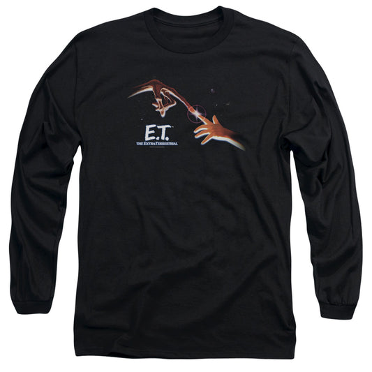 Et - Poster - Long Sleeve Adult 18/1 - Black - Sm - Black T-shirt