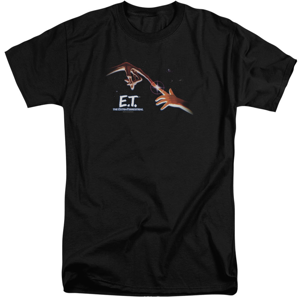 Et - Poster - Short Sleeve Adult Tall - Black - Xl - Black T-shirt