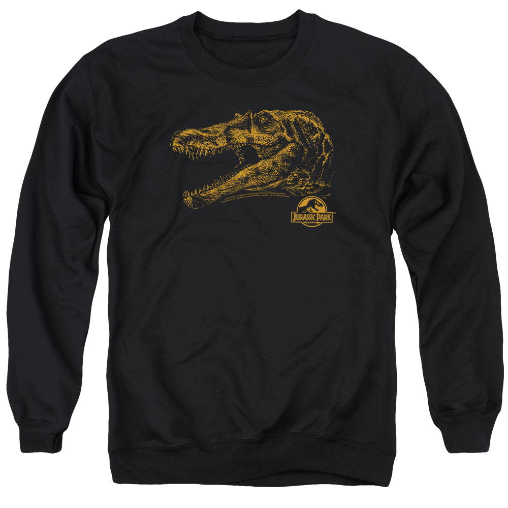 Jurassic Park - Spino Mount - Adult Crewneck Sweatshirt - Black