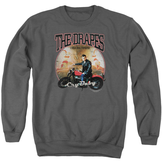 Cry Baby - Drapes - Adult Crewneck Sweatshirt - Charcoal