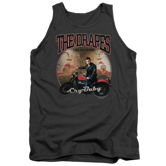 Cry Baby - Drapes - Adult Tank - Charcoal - Sm - Charcoal