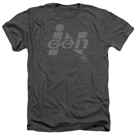 Jurassic Park - Ingen Logo - Adult Heather - Charcoal