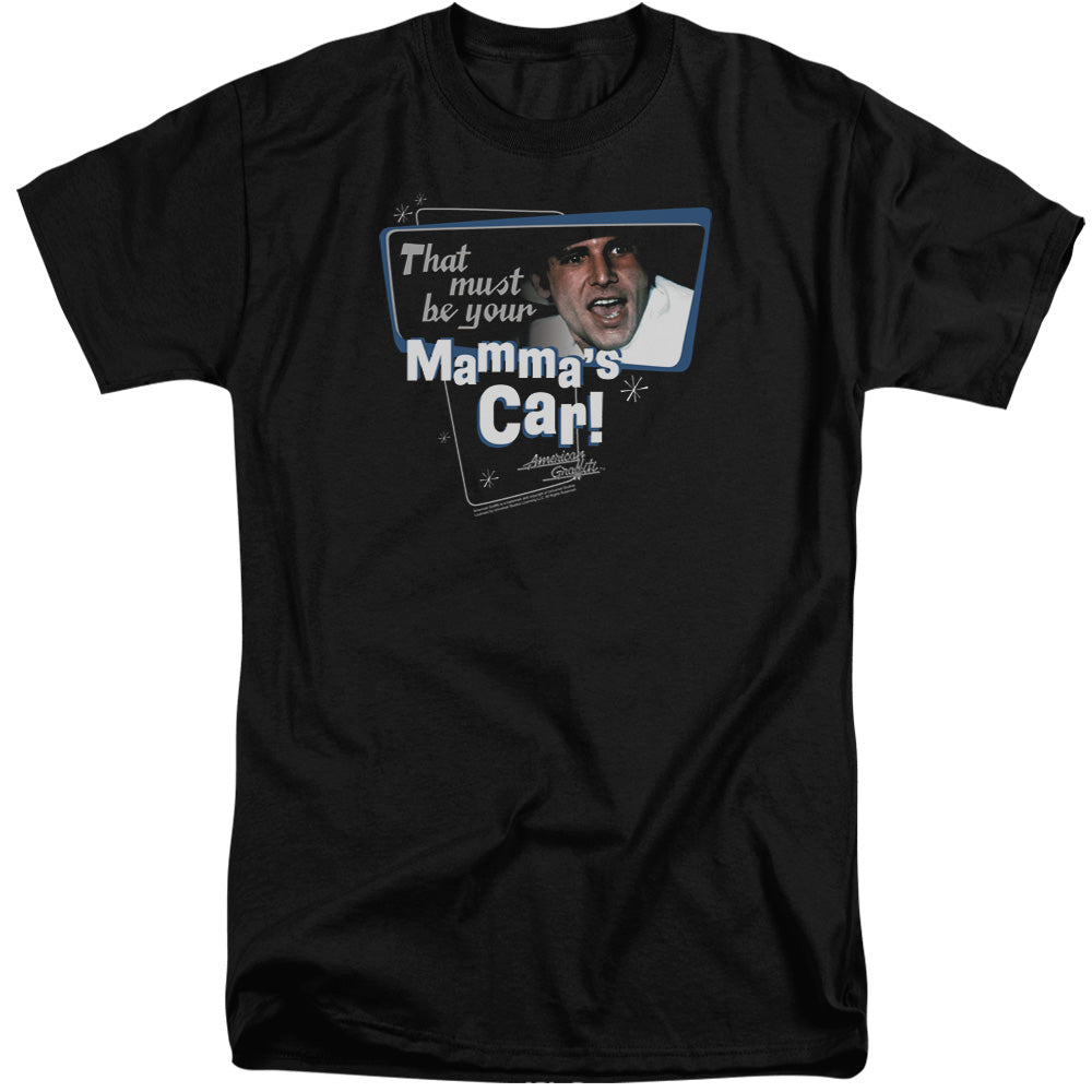 American Grafitti - Mammas Car - Short Sleeve Adult Tall - Black - Xl - Black T-shirt