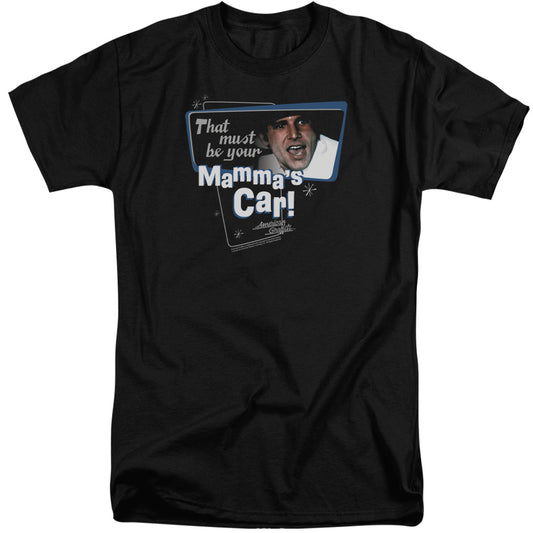 American Grafitti - Mammas Car - Short Sleeve Adult Tall - Black - Xl - Black T-shirt