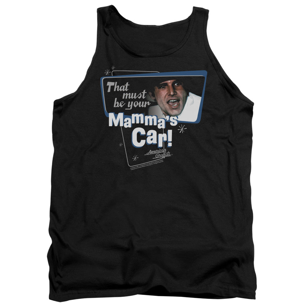 American Grafitti - Mammas Car - Adult Tank - Black - Md - Black