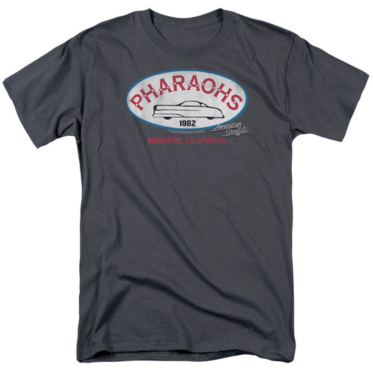 American Graffiti - Pharaohs - Short Sleeve Adult 18/1 - Charcoal T-shirt