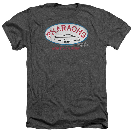 American Graffiti - Pharaohs - Adult Heather - Charcoal - Sm - Charcoal