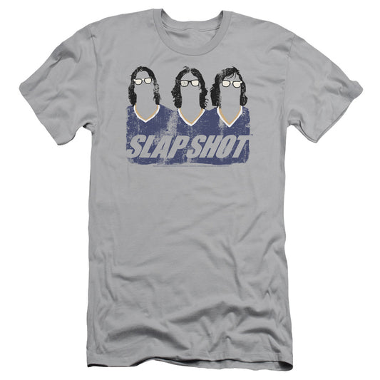 Slap Shot - Brothers - Short Sleeve Adult 30/1 - Silver T-shirt