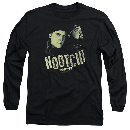 Mallrats - Nootch - Long Sleeve Adult 18/1 - Black T-shirt