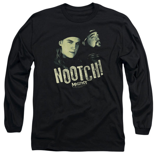 Mallrats - Nootch - Long Sleeve Adult 18/1 - Black T-shirt
