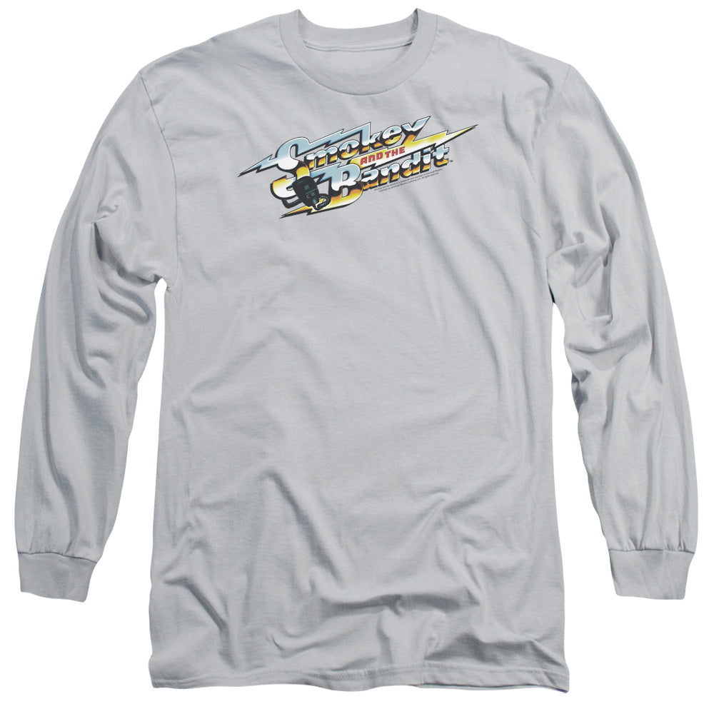 Smokey And The Bandit - Logo - Long Sleeve Adult 18/1 - Silver T-shirt