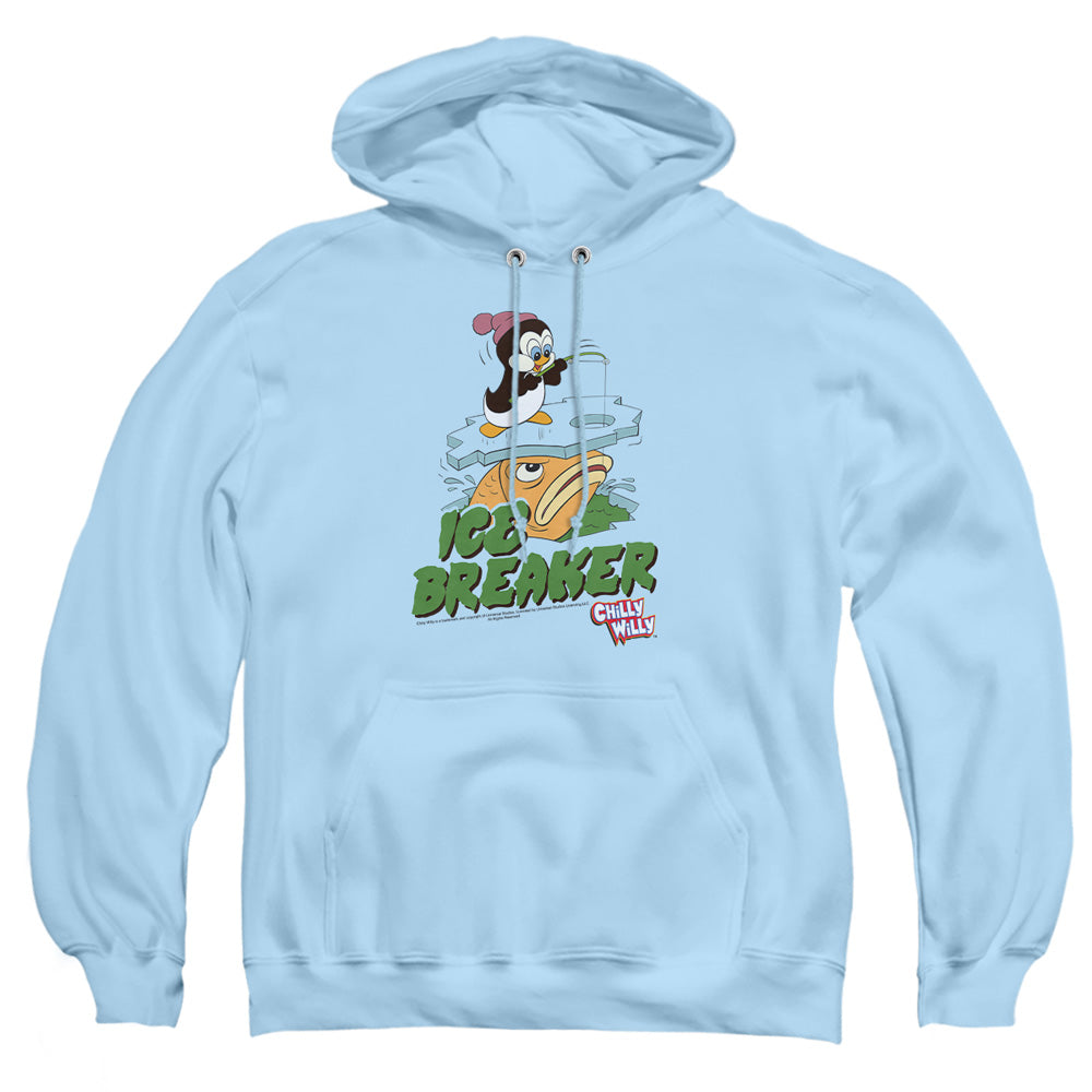 Chilly Willy - Ice Breaker - Adult Pull-over Hoodie - Light Blue - Sm - Light Blue