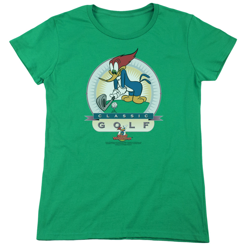 WOODY WOODPECKER CLASSIC GOLF-S/S WOMENS T-Shirt